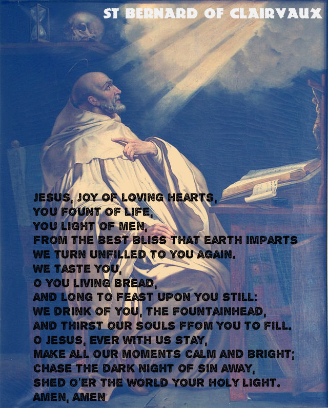 ST BERNARD'S PRAYER MYPIC