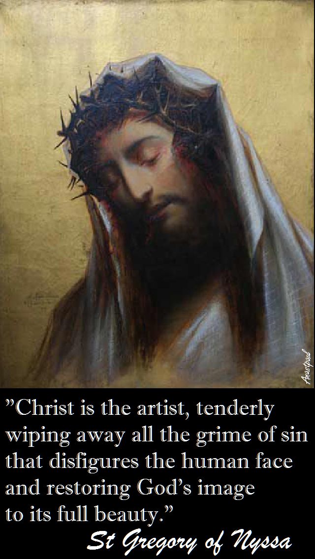 CHRIST IS THE ARTIST-ST GREGORY OF NYSSA