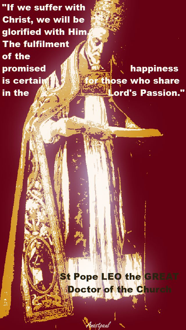 IF WE SUFFER WITH CHRIST-STLEOTHEGREAT