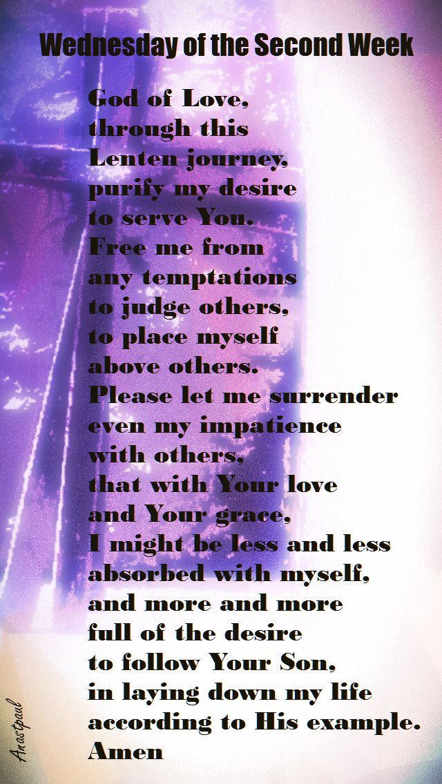 MORNING PRAYER -WED 15 MARCH