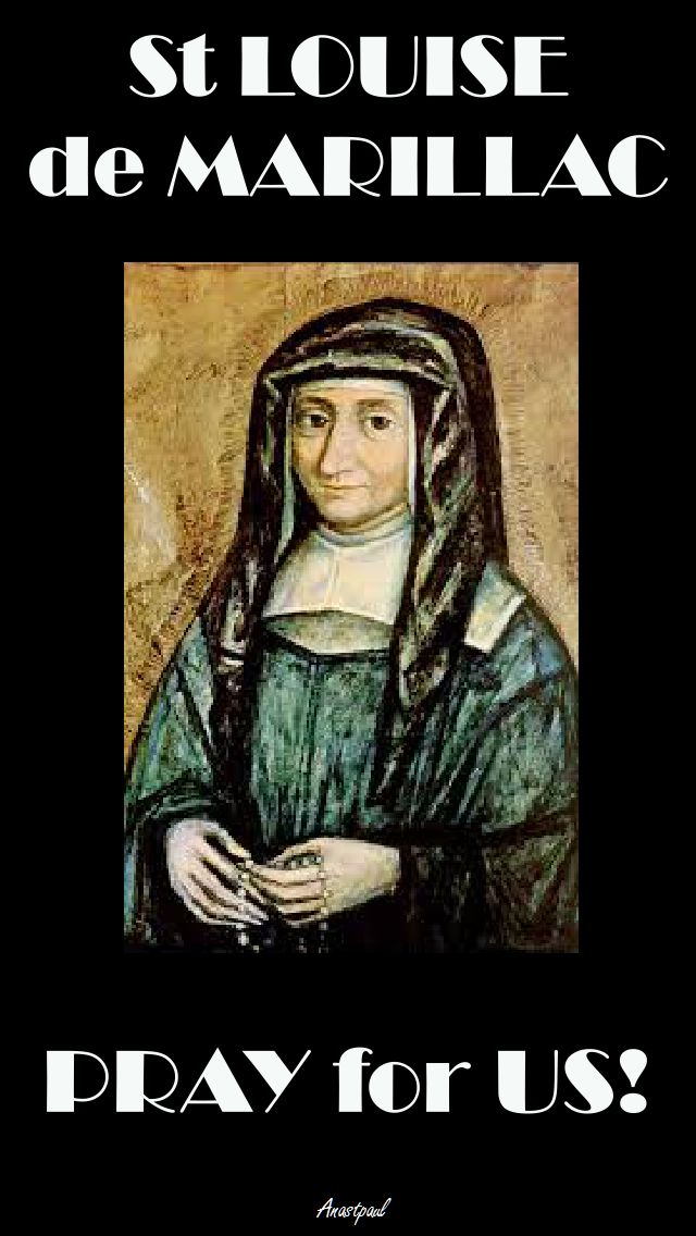 ST LOUISE DE MARILLAC - PRAY FOR US.jpg NO 2