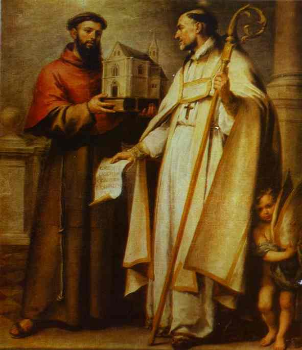 st_leander_and_st_bonaventura_1665-1666_XX_museum_of_fine_arts_sevilla_spain