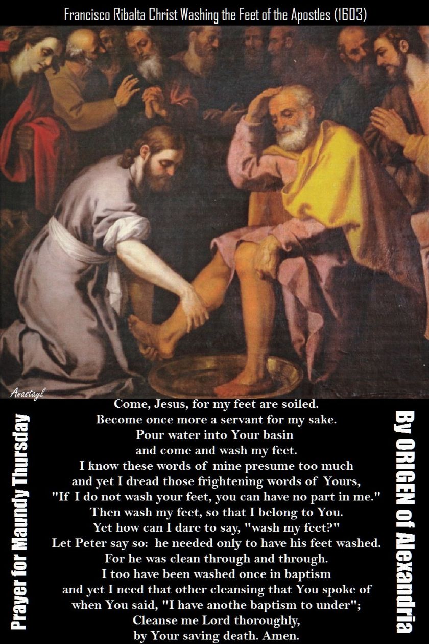 Come Jesus for my feet are soiled by ORIGEN