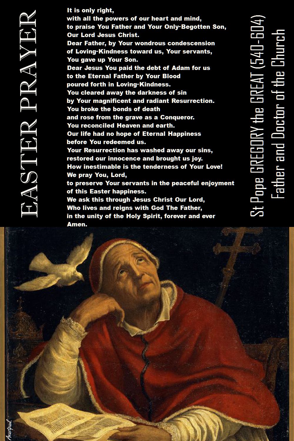 EASTER PRAYER OF ST GREGORY THE GREAT