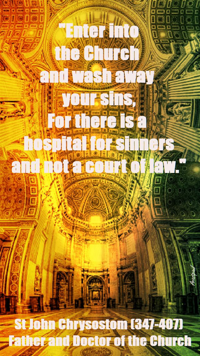 ENTER INTO THE CHURCH-STJOHNCHRYSOSTUM