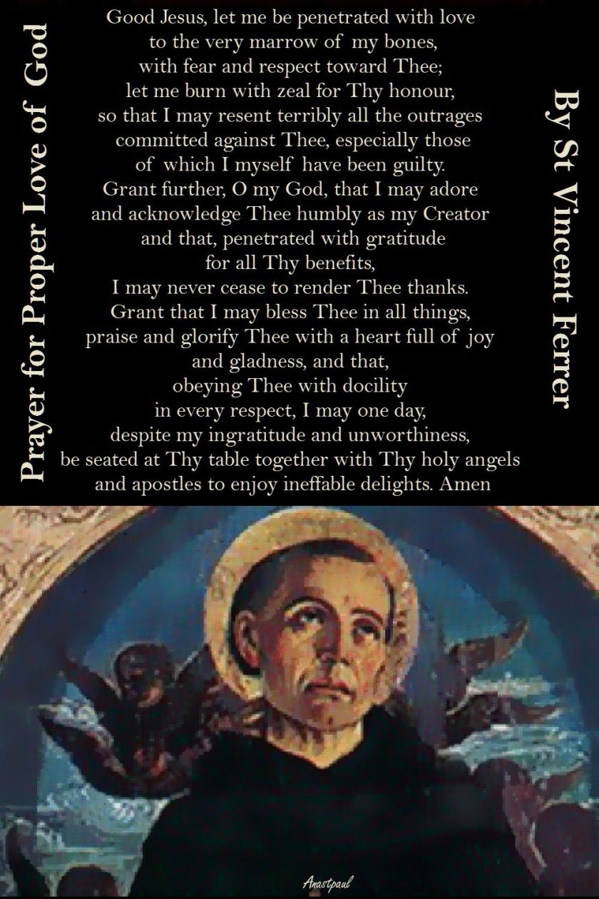 GOOD JESUS LET ME BE PENETRATED...ST VINCENT FERRER