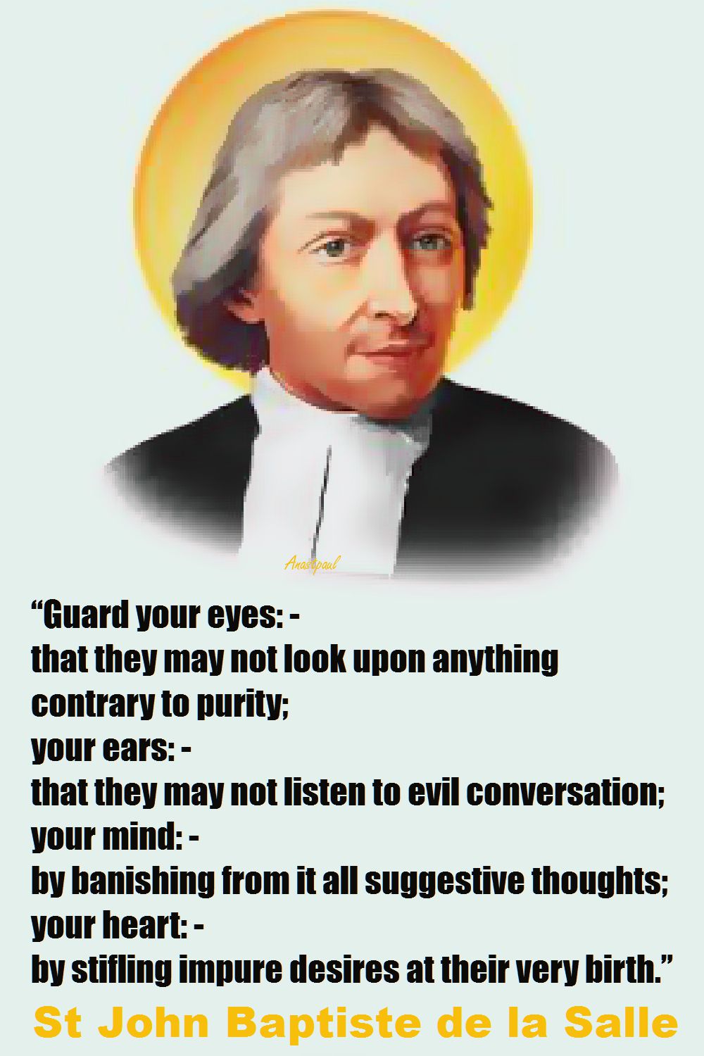 GUARD YOUR EYES - ST JBDELASALLE