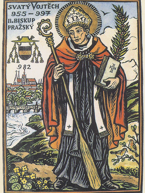 Heiliger-Adalbert-Heiligenbildchen