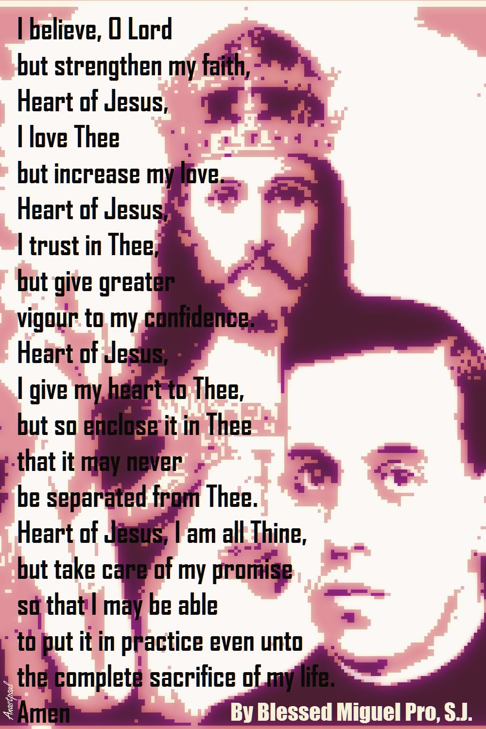 I BELIEVE O LORD BUT STRENGTHEN MY FAITH BY BL MIGUEL PRO