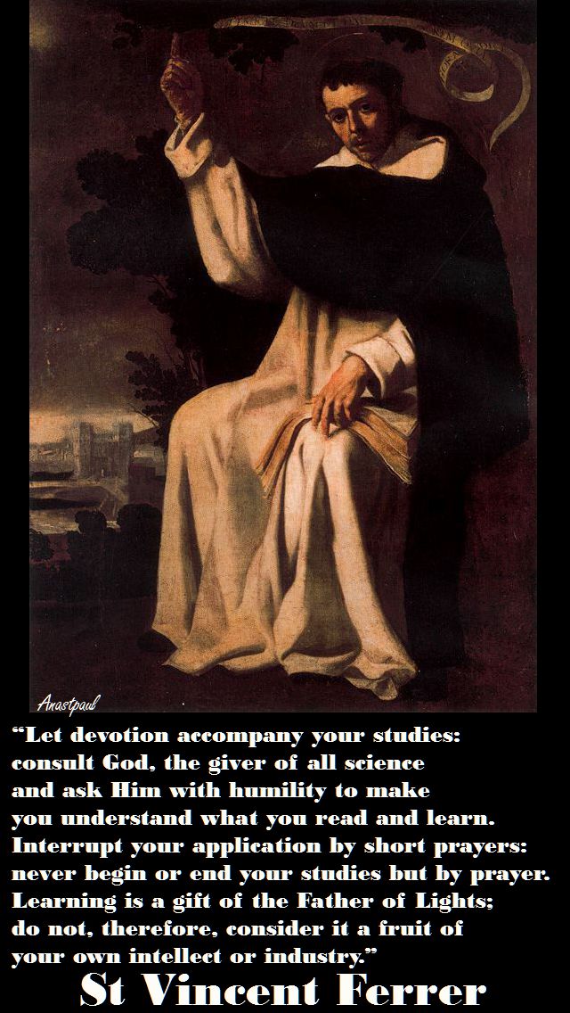 LET DEVOTION -ST VINCENT FERRER