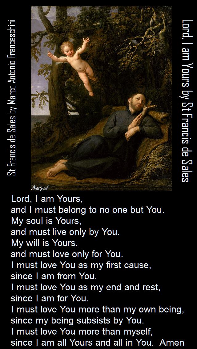 LORD I AM YOURS - ST FRANCIS DE SALES