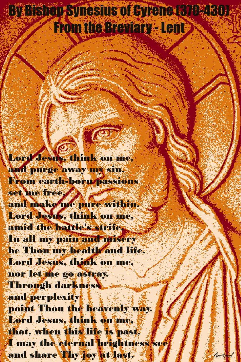 LORD JESUS THINK ON ME