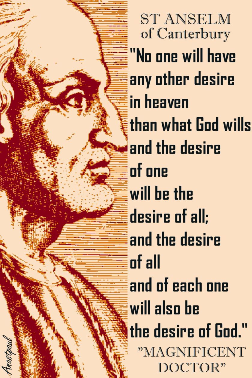 no one will have-st anselm
