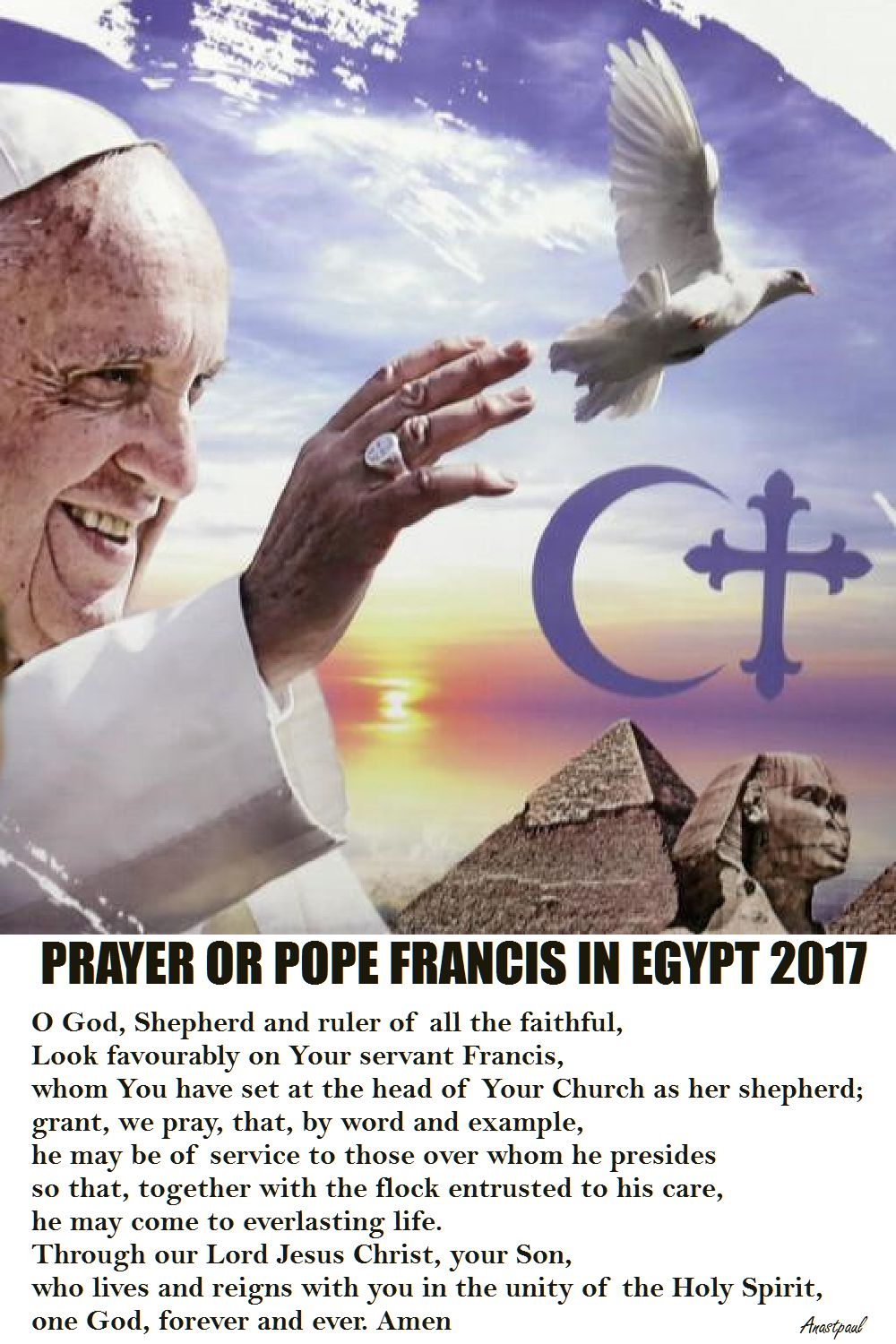 PRAYER FOR POPE FRANICIS