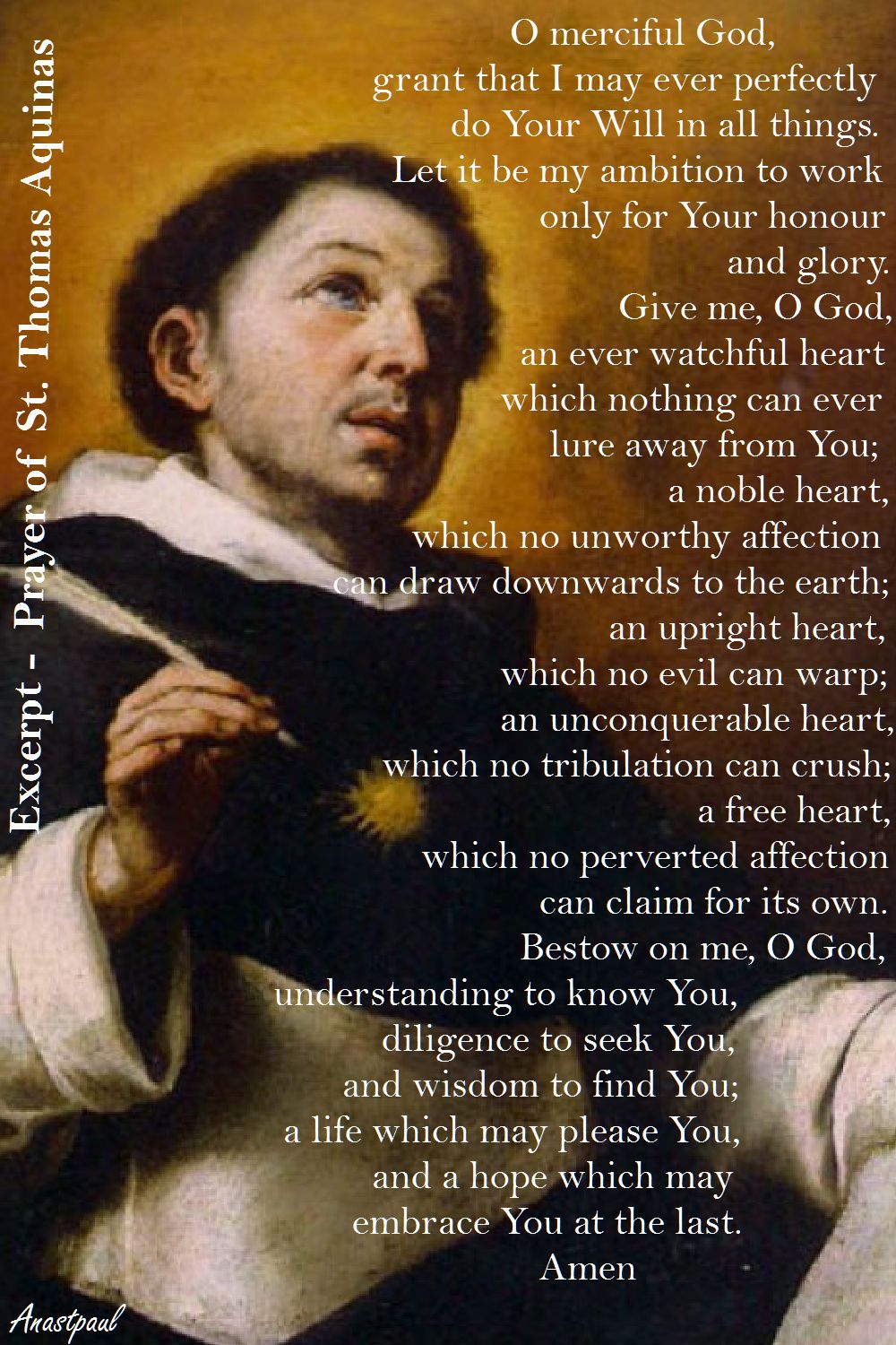 Prayer of St. Thomas Aquinas