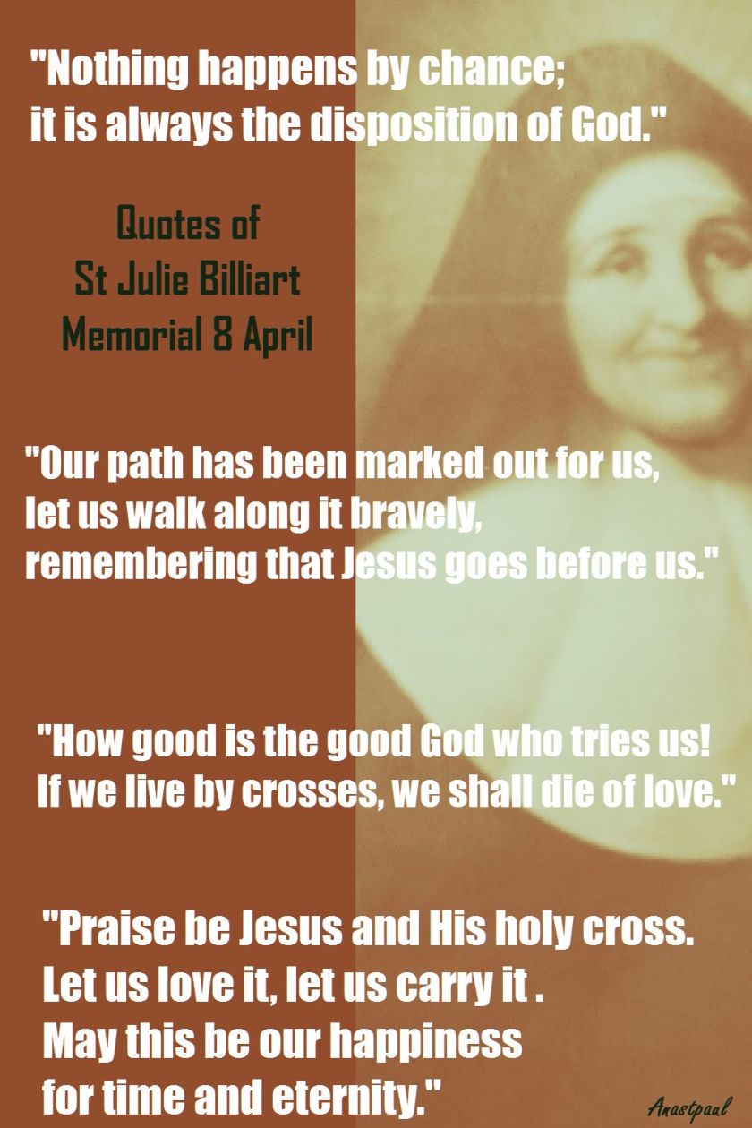 QUOTES OF ST JULIE BILLIART
