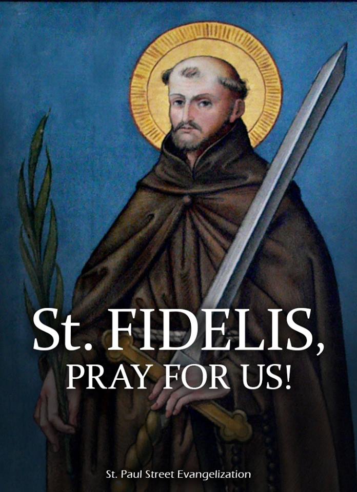 ST FIDELIS OF SIGMARINGEN - APRIL 24