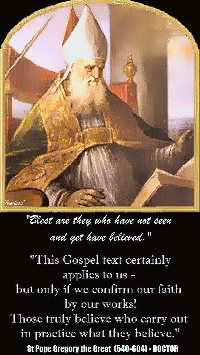 ST GREGORY THE GREAT - THIS GOSPEL TEXT