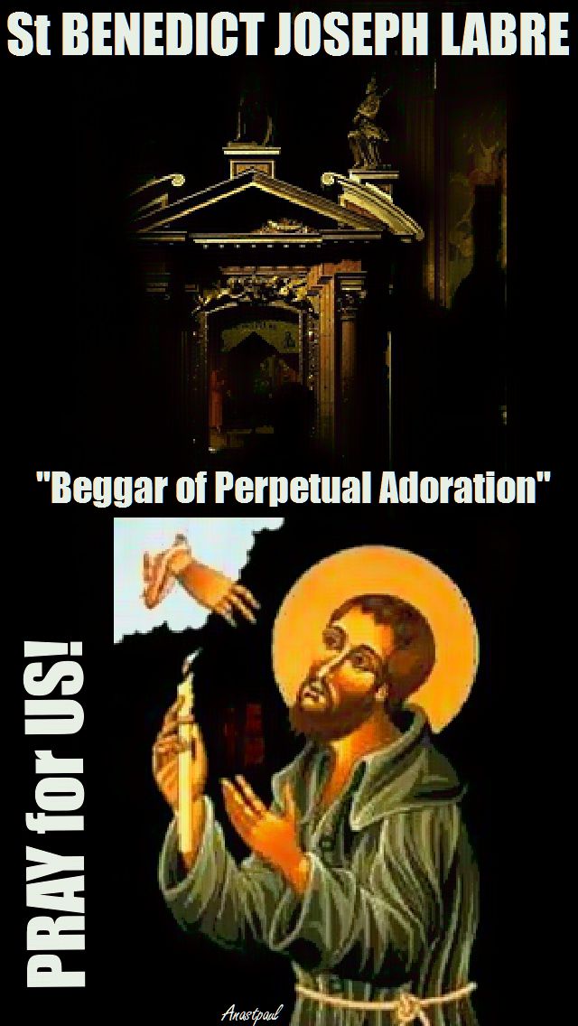 ST LABRE PRAY FOR US