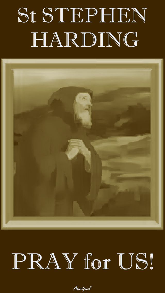 ST STEPHEN HARDING PRAY FOR US
