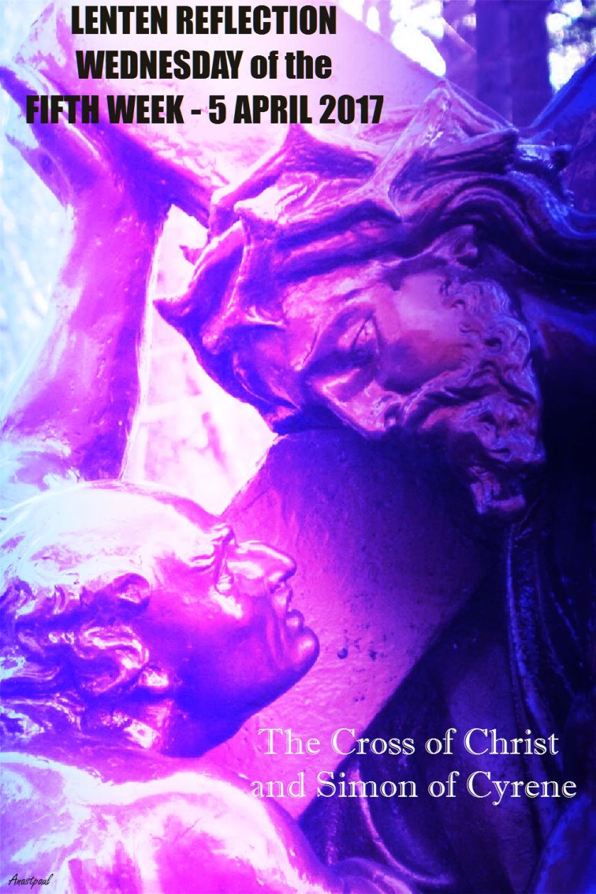 THE CROSS OF CHRIST AND SIMON OF CYRENE