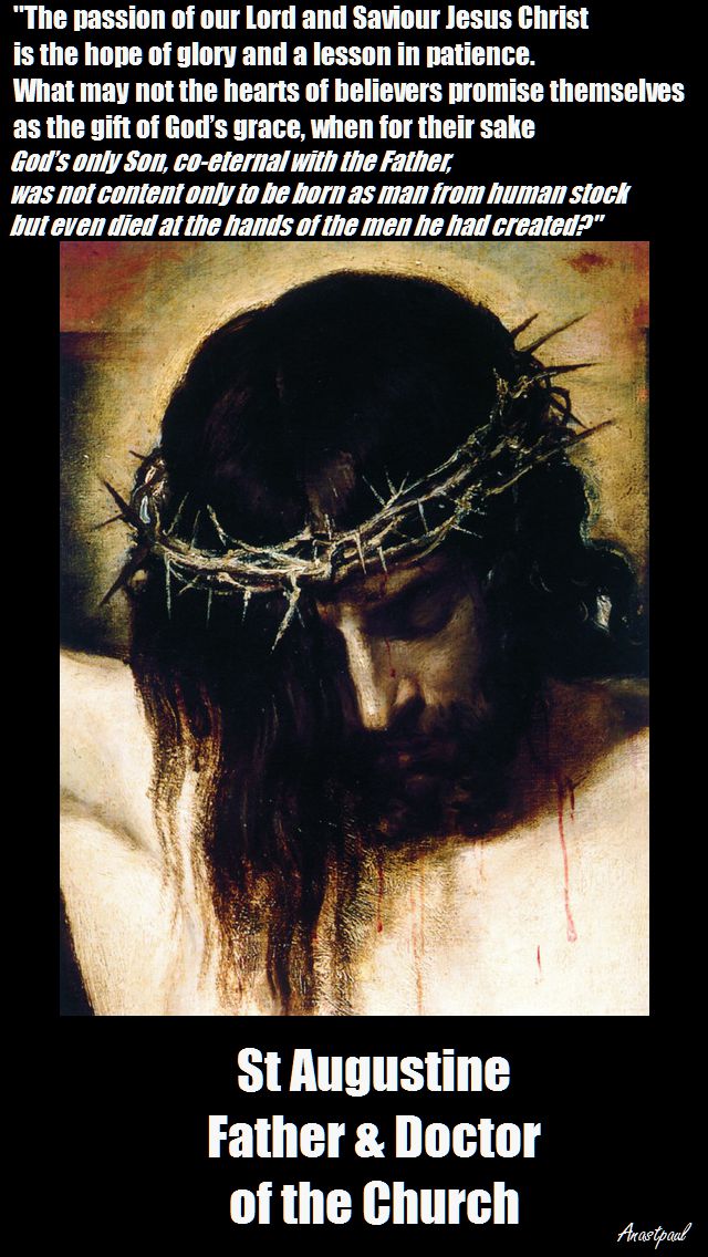 THE PASSION-ST AUGUSTINE