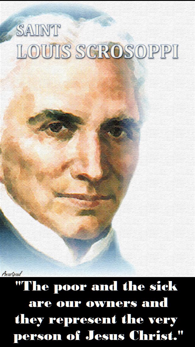 THE POOR AND THE SICK - ST LUIGI SCROSOPPIE