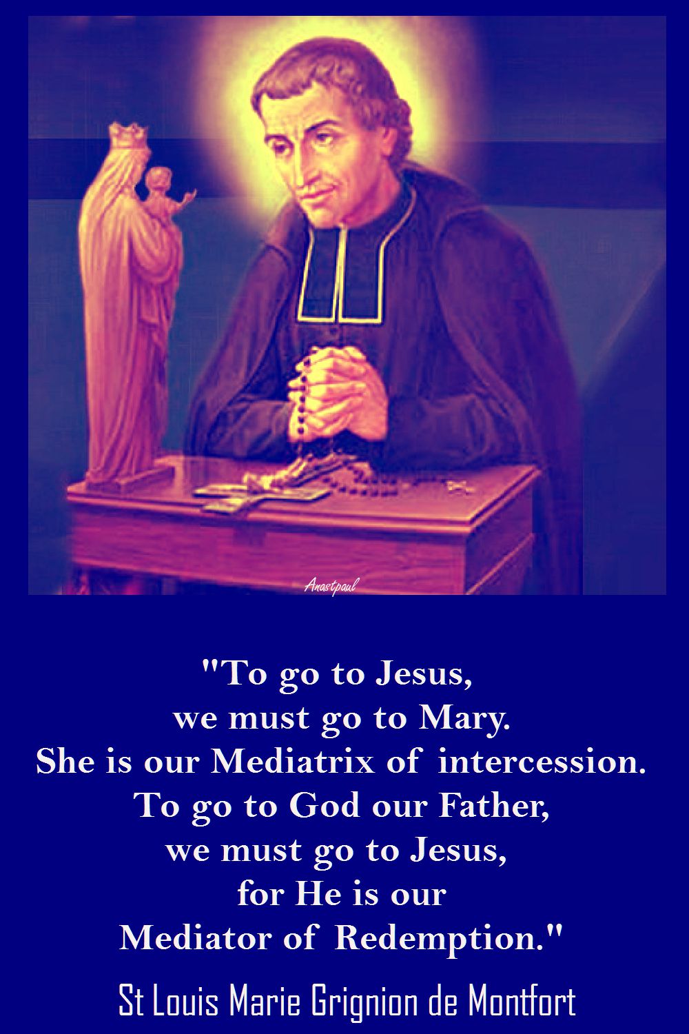TO GO TO JESUS-ST LOUIS DE MONTFORT