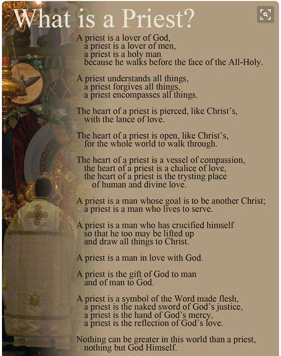 WHAT IS A PRIEST