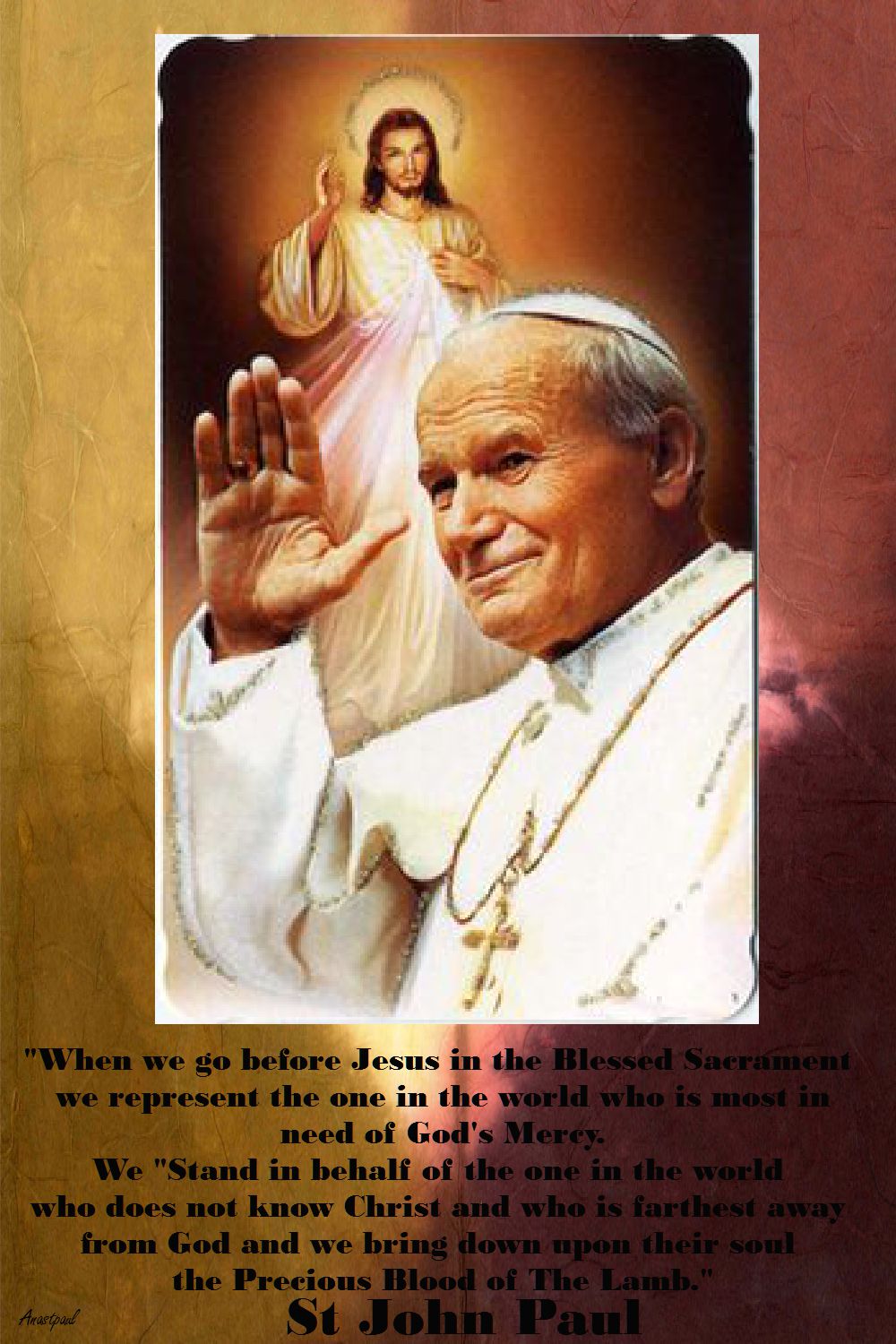 WHEN WE GO BEFORE THE LORD