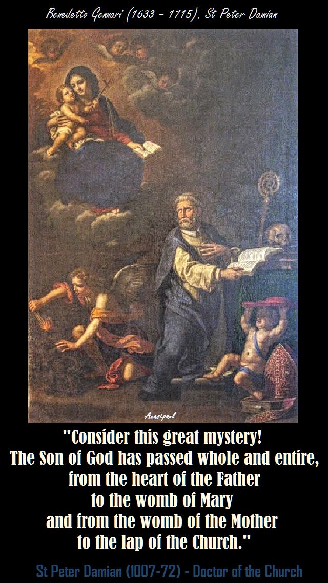 CONSIDER THIS GREAT MYSTERY-ST PETER DAMIAN