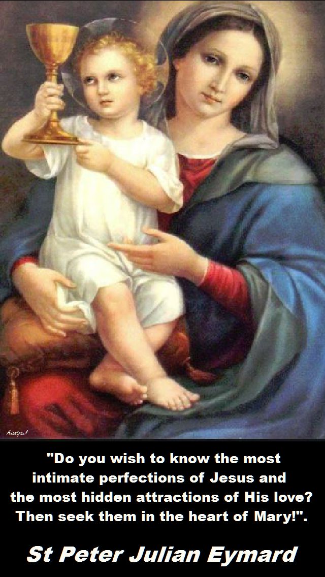 DO YOU WISH TO KNOW - ST PETER EYMARD