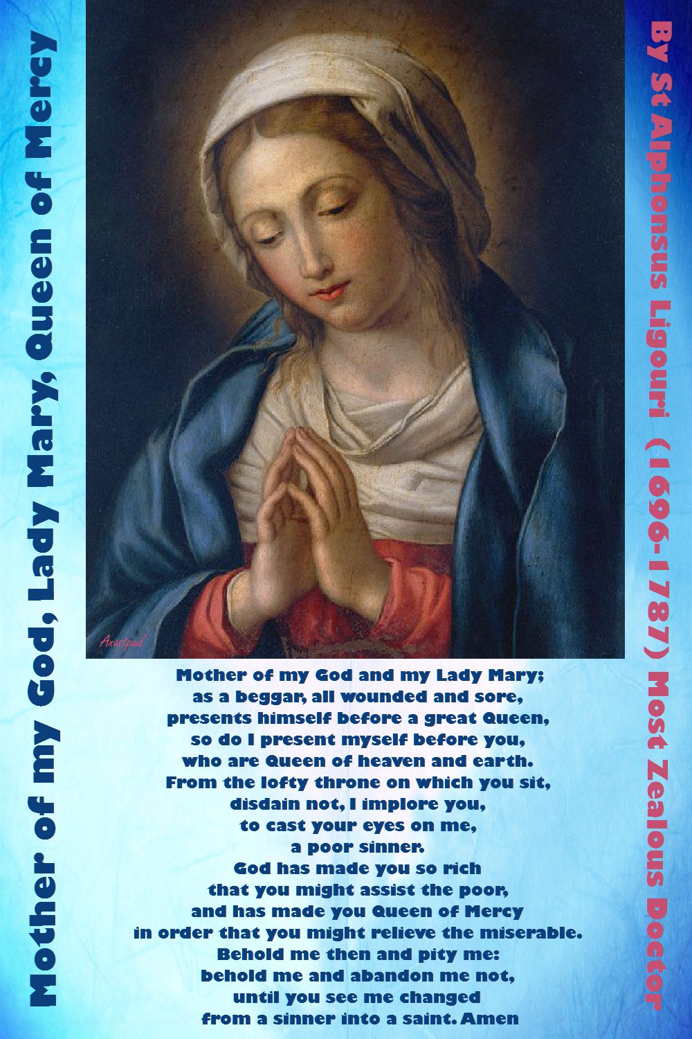 MOTHER OF MY GOD - ST ALPHONSUS