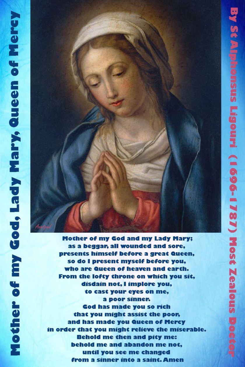 MOTHER OF MY GOD - ST ALPHONSUS