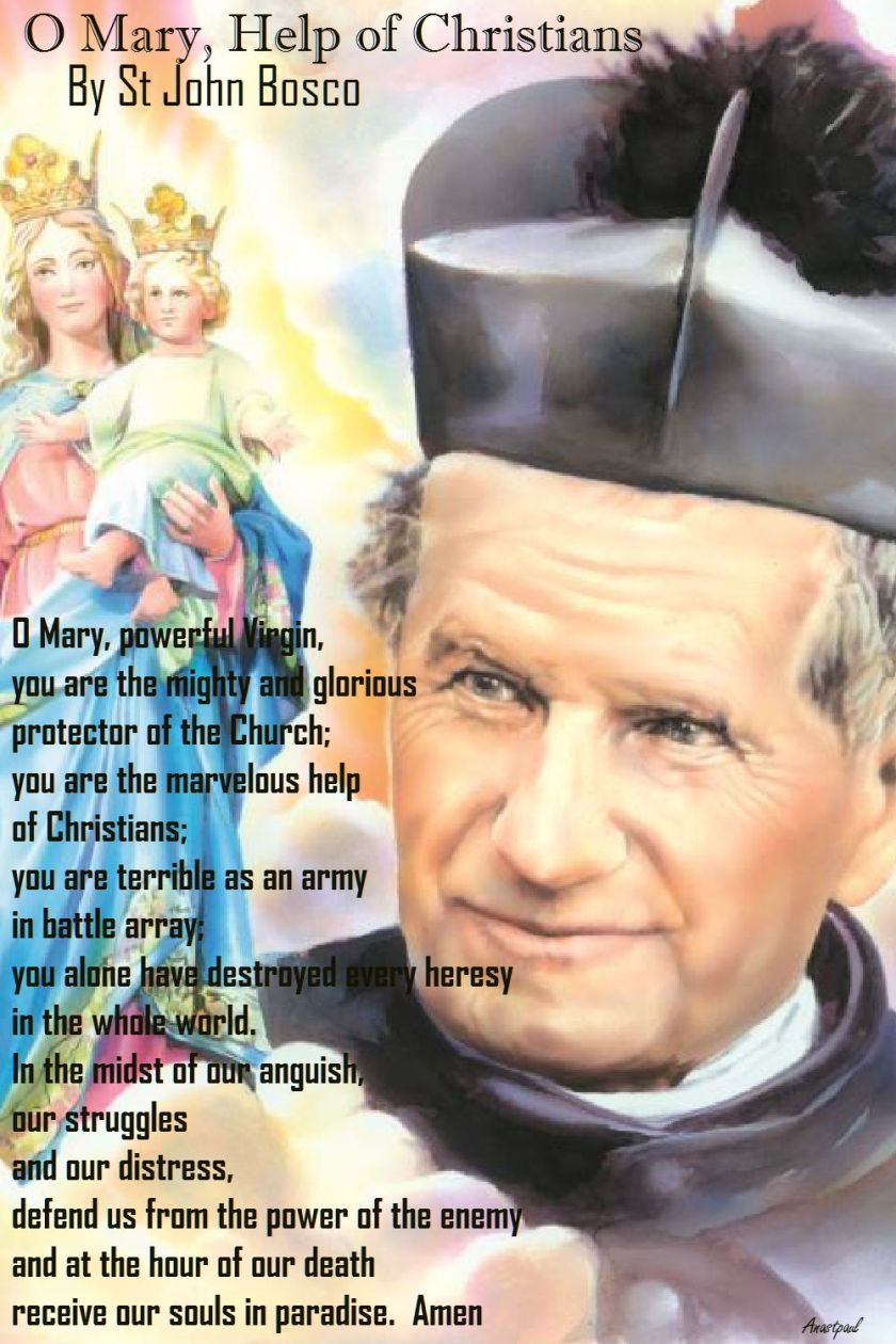 O MARY HELP OF CHRISTIANS - ST JOHN BOSCO