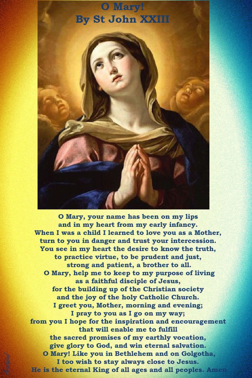 o mary - st john XXIII