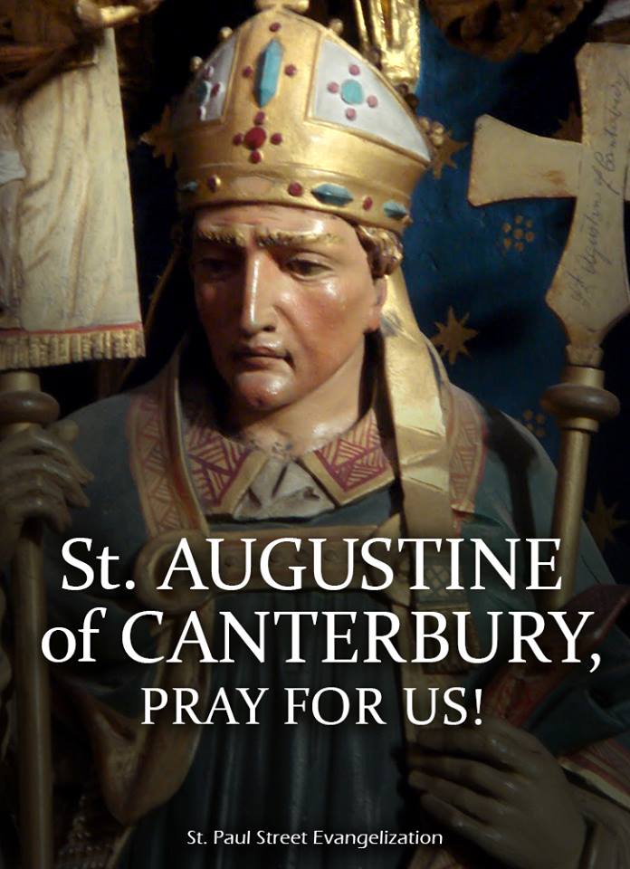 ST AUGUSTINE OF CANTERBURY - MAY 27
