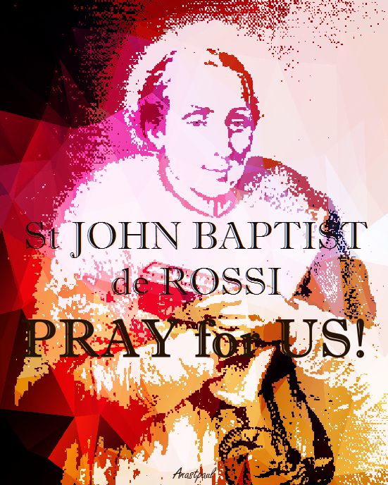 st john baptist de rossi - pray for us