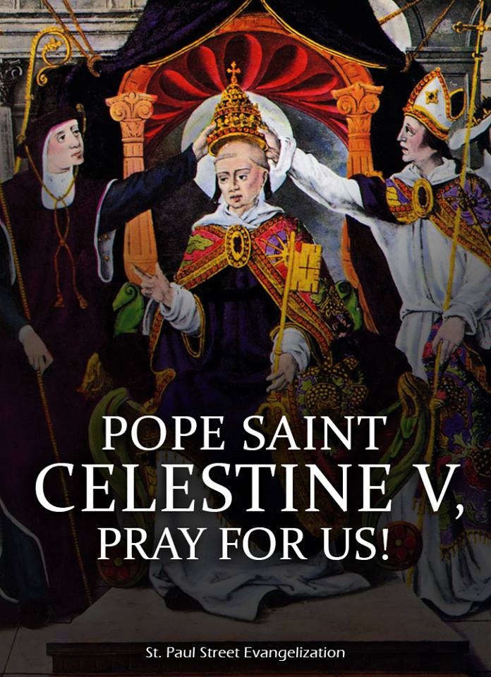 ST POPE CELESTINE V - MAY 19 ST PAULS
