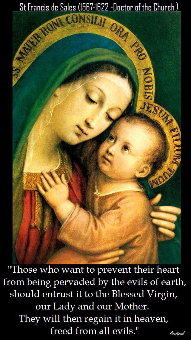 those who want to prevent their heart-st francis de sales