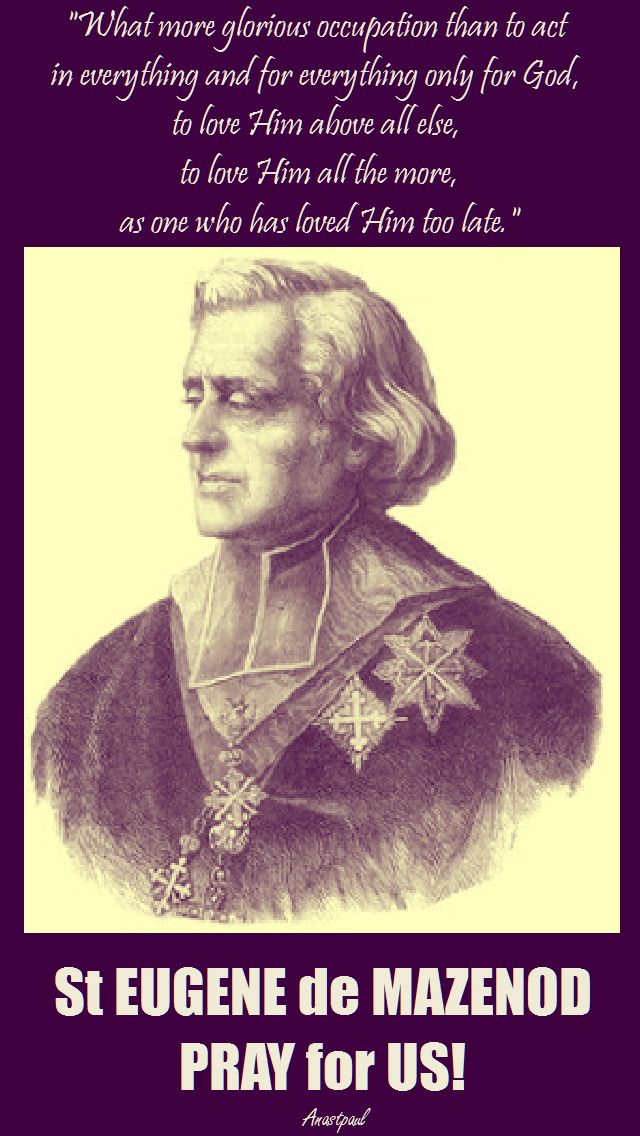 what more glorious occupation-st eugene de mazenod