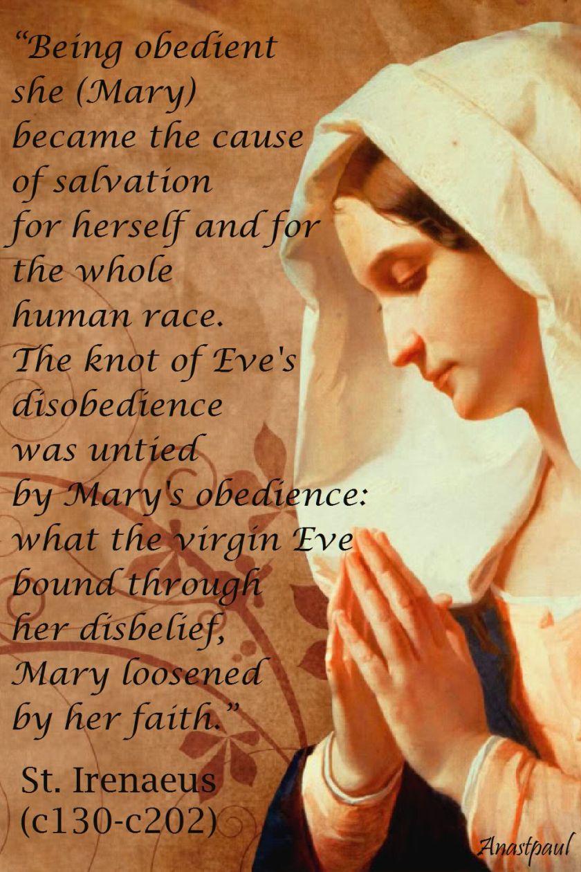 being obedient-st irenaeus