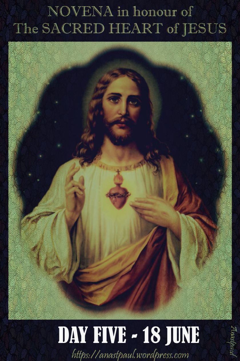 DAY FIVE NOVENA TO THE SACRED HEART