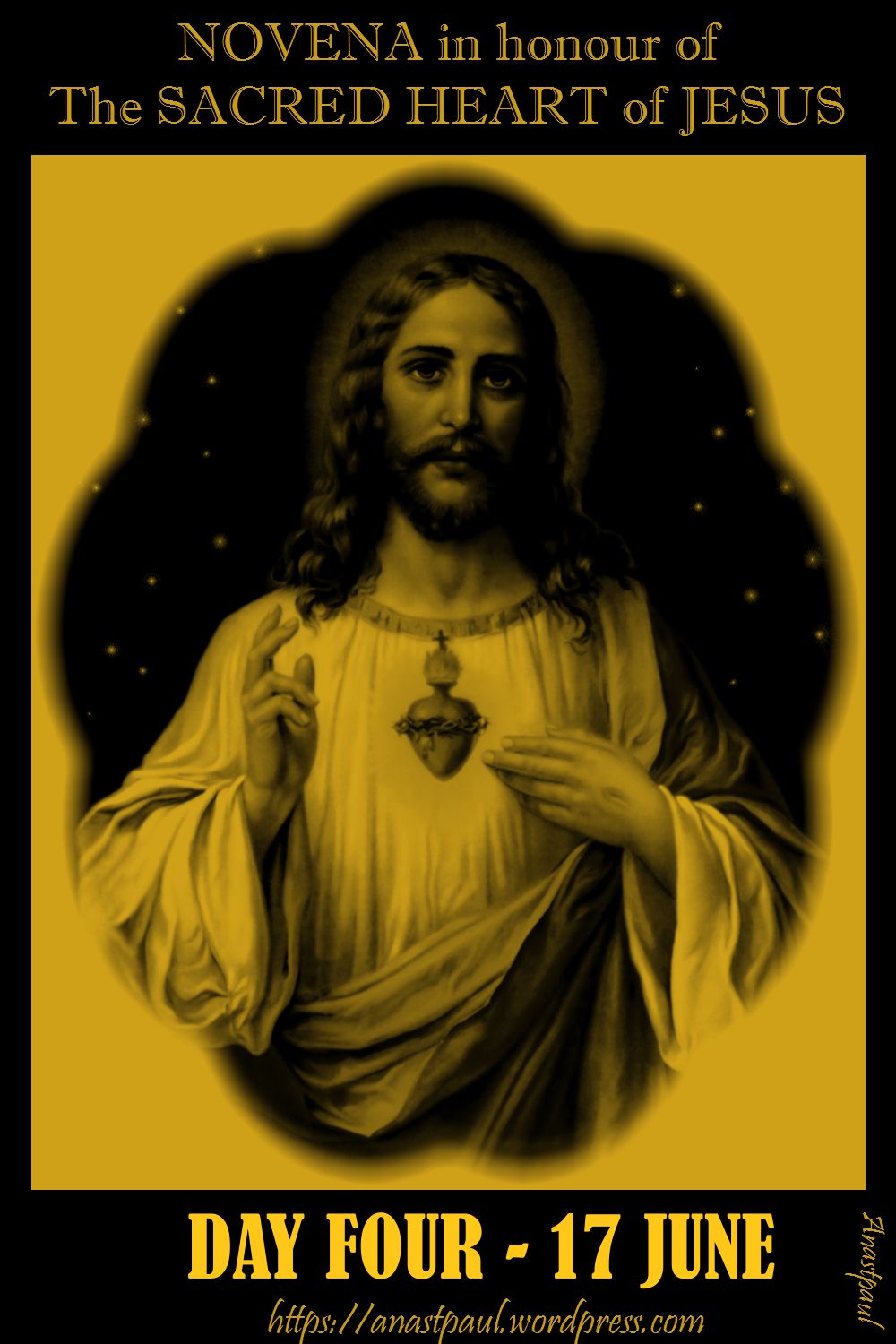 DAY FOUR - 17 JUNE - SACRED HEART NOVENA