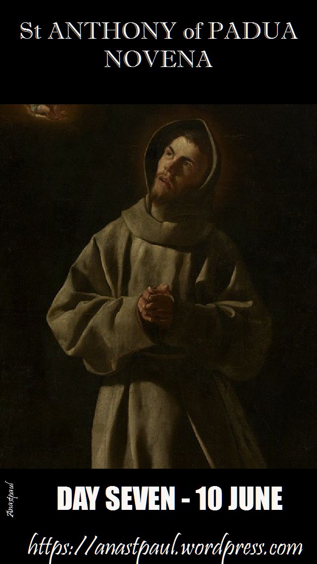DAY SEVEN NOVENA ST ANTHONY