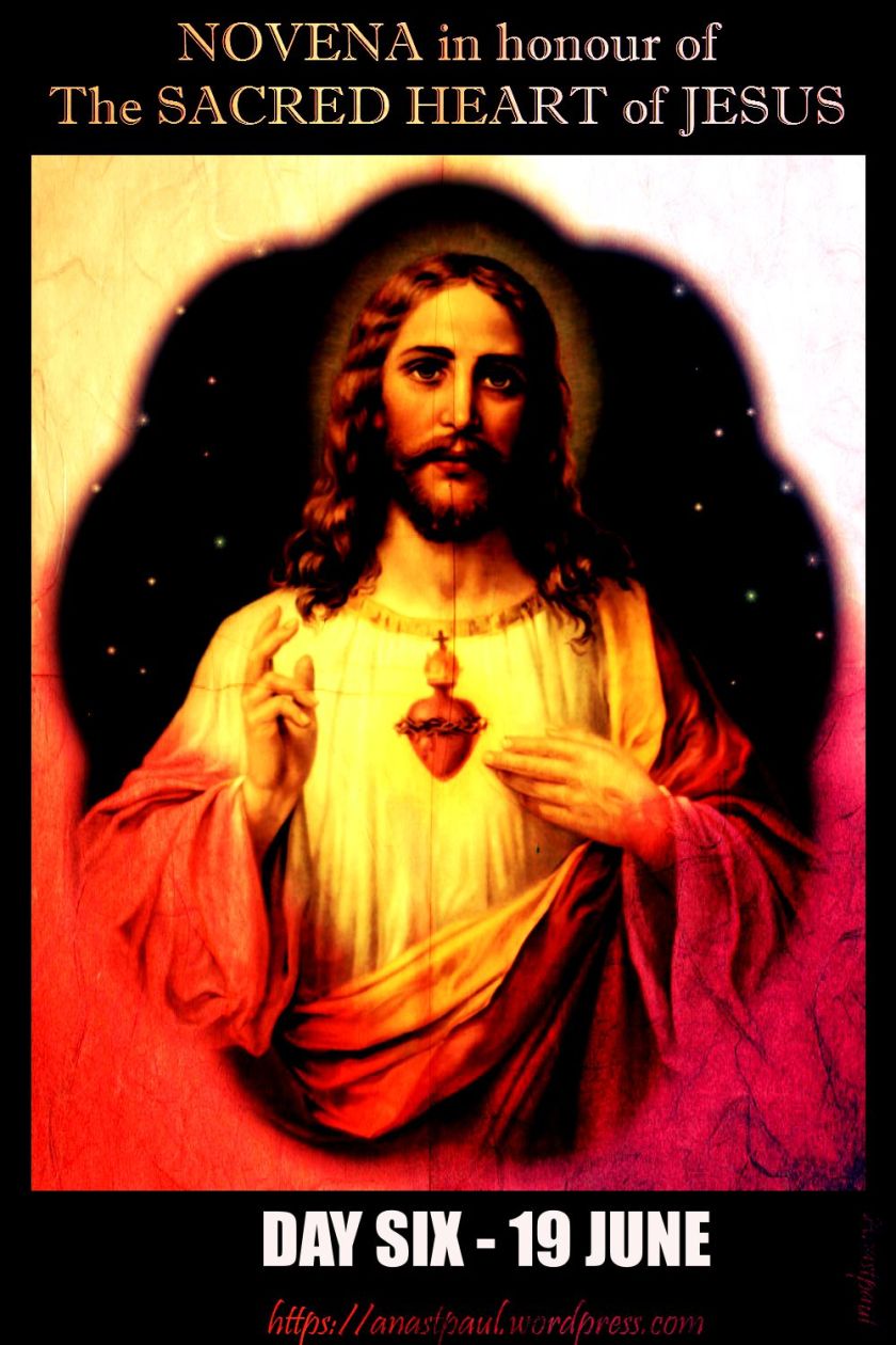 DAY SIX NOVENA SACRED HEART