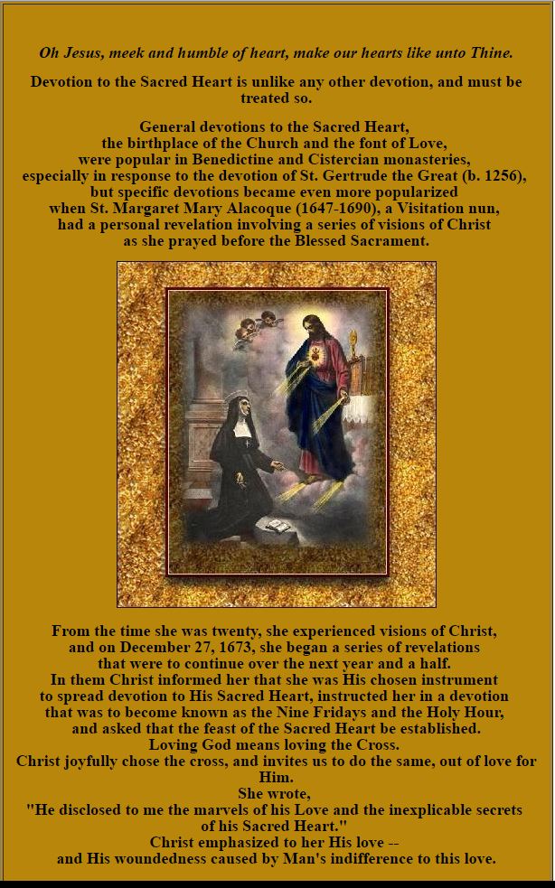 Devotion to the Saced Heart 1