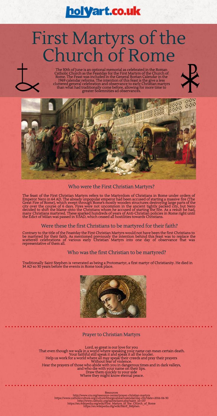 first martyrs of the church of rome.1A.