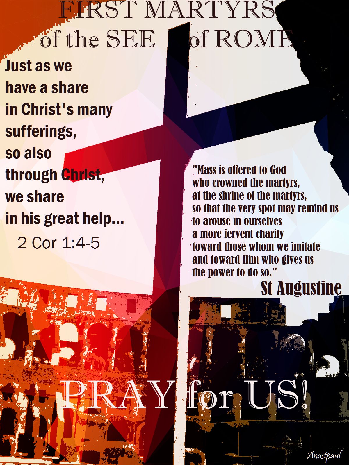 first martyrs of the church of rome.- pray for us