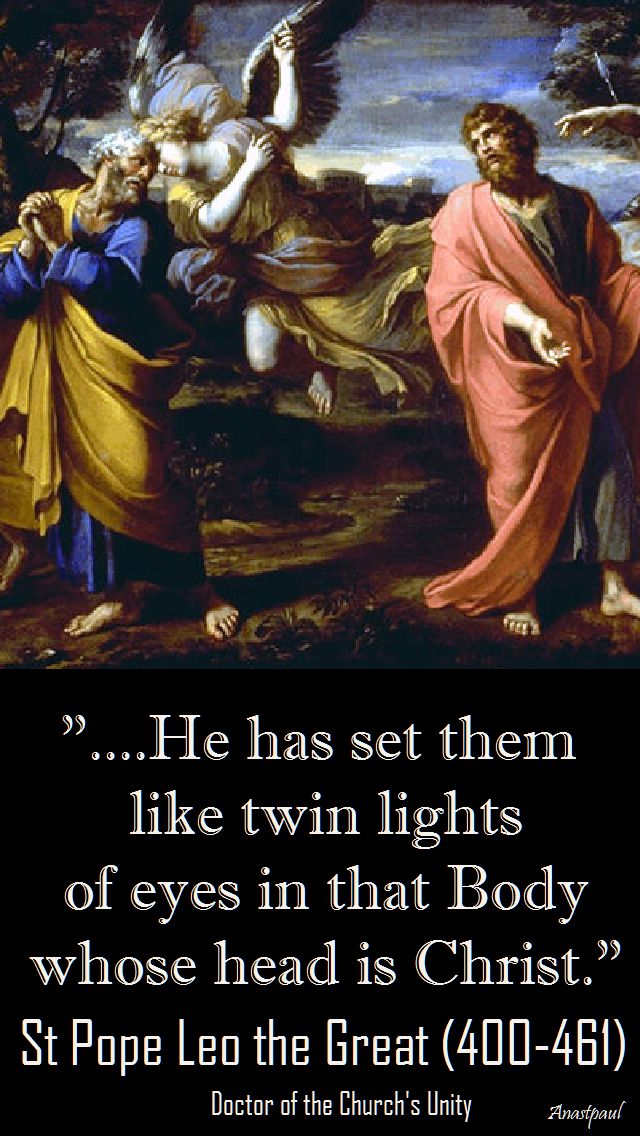 he has set them like twinlight - st pope leo the great